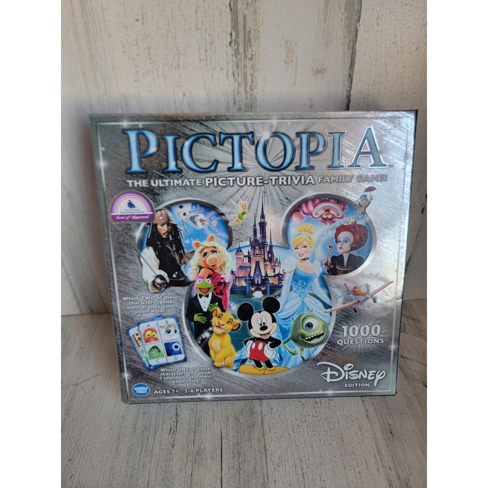 Pictopia Disney 1000 question family game national parenting approval‎